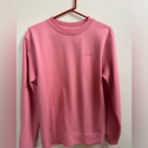 Rare Beauty Pink Crew Neck Sweater